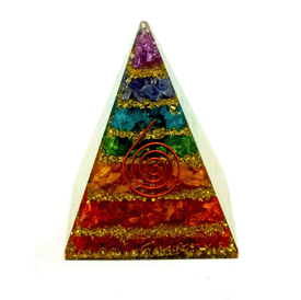 Chakra Orgonite Pyramid